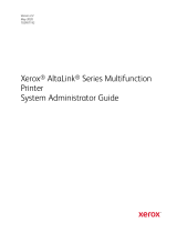 Xerox AltaLink B8145 / B8155 / B8170 Administration Guide