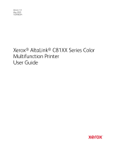 Xerox AltaLink C8130 / C8135 / C8145 / C8155 / C8170 User guide