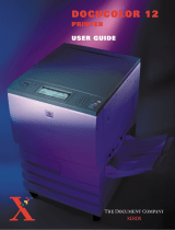 Xerox DocuColor 12 User guide