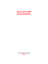 Xerox DocuColor 2006 User guide