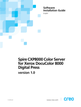 Xerox DocuColor 7000/8000 Installation guide