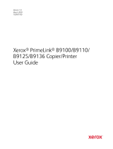 Xerox PrimeLink B9100/B9110/B9125/B9136 User guide