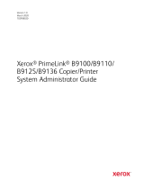 Xerox PrimeLink B9100/B9110/B9125/B9136 Administration Guide