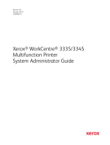 Xerox 3335/3345 Administration Guide
