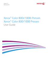 Xerox Xerox Color 800/1000/i Digital Press with Xerox CX Print Server (800DCP) User guide