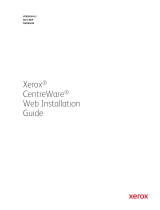 Xerox CentreWare Web Installation guide