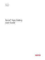 Xerox App Gallery User guide