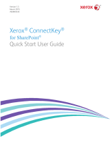 Xerox ConnectKey for SharePoint® User guide