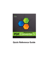 Nuance PDF Converter 5.0 Professional Reference guide