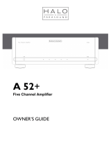 Parasound A51 Owner's manual