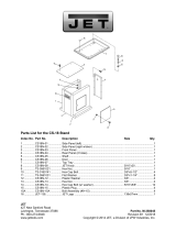 JET — CS18 Cabinet Floor Stand for JMD Series Mill/Drills Owner's manual