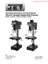 JET J-2223VS Owner's manual