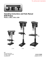 JET J-2530 Owner's manual
