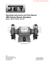 JET JBG-10A, 10" Shop Grinder & JPS-2A Stand 577103K Owner's manual