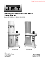 JET DC650 Owner's manual