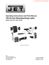 JET JWL-1015 Owner's manual