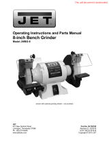 JET JWBG-8NW Owner's manual