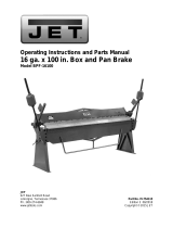 JET BPF-16100 Owner's manual