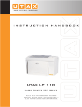 Utax LP 110 Operating instructions