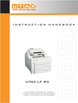 Utax fax 950 Operating instructions