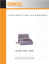 Utax FAX 320 Operating instructions