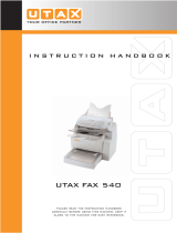 Utax FAX 540 Operating instructions
