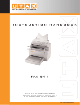 Sagem FAX 541 User manual