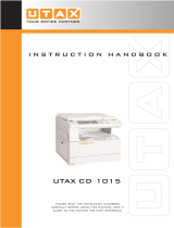 Utax CD 1015 Operating instructions