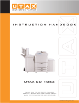 Utax CD 1063 Operating instructions