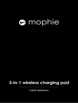 Mophie 3-in-1 wireless charging pad User manual