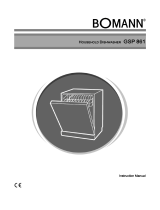 BOMANN GSP 861  Operating instructions