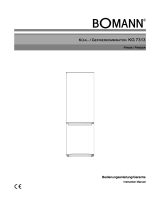 BOMANN KG 7313  Owner's manual