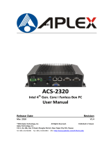 Aplex ACS-2320 User manual