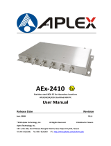 Aplex AEx-2410 User manual