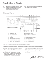 John Lewis JLWM1610 Quick start guide