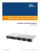 Alpha 48Vdc Cordex™ HP 300W Owner's manual
