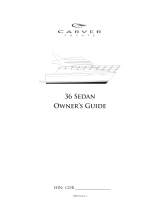 Carver 3428-36-sedan Owner's manual