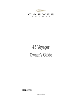 Carver 45 Voyager 2005 Owner's manual