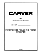 Carver 3937 Owner's manual