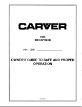 Carver 2558-v2 Owner's manual