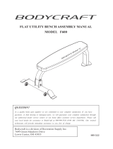 BodyCraft F600 Owner's manual