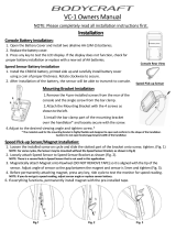 BodyCraft SPX Owner's manual
