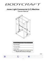 BodyCraft Jones Light Commercial Owner's manual