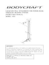 BodyCraft F430 Owner's manual
