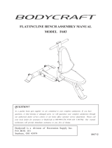 BodyCraft F603 Assembly Manual
