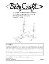 BodyCraft F609  Owner's manual