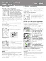 Hotpoint TVF 770 P (UK) HT User guide