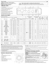 Indesit MTWC 91283 W UK Daily Reference Guide