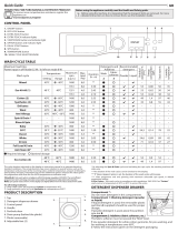 Hotpoint NSWJ 843C W UK N Daily Reference Guide