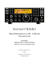 ELECRAFT K3EXREF Owner's manual